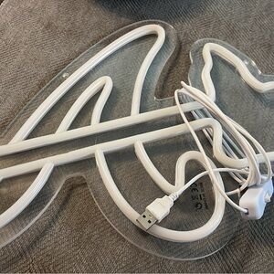 Neon LED Wall Light - White Plane Design